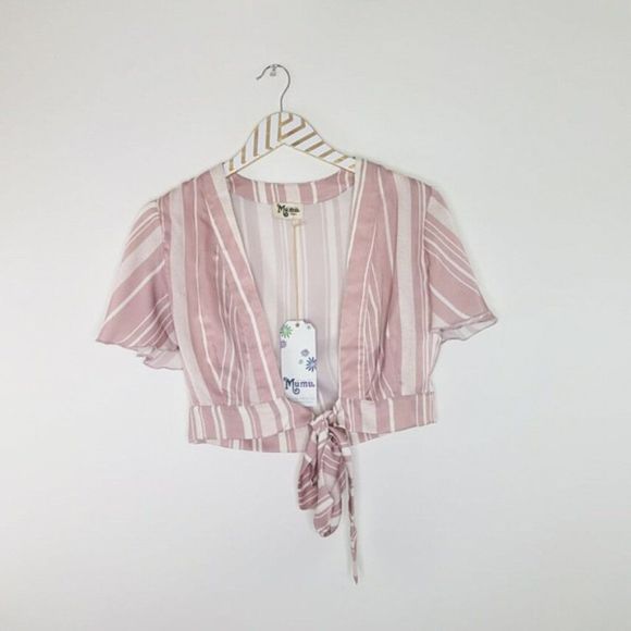 SHOW ME YOUR MUMU x REVOLVE Arie Tie Top NWT Small - Picture 2 of 8